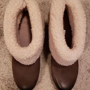 Fur lined UGG booties